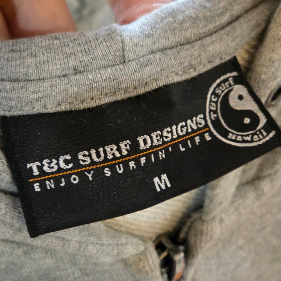 JPN 티엔씨 서프 그레이 프린팅 후드집업 상품이미지7