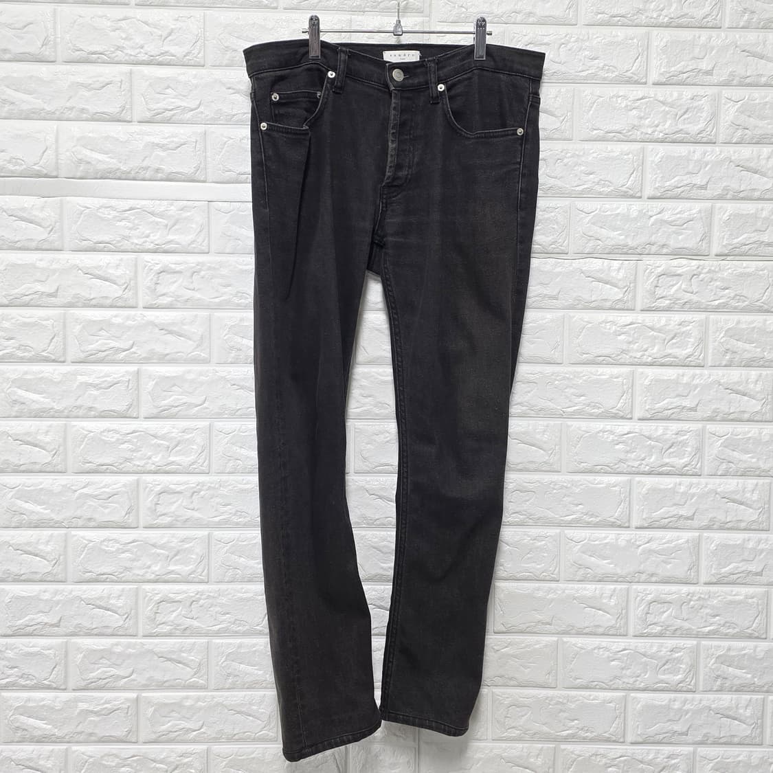택포) 산드로 Sandro 블랙 청바지 사이즈 32인치 상품이미지1