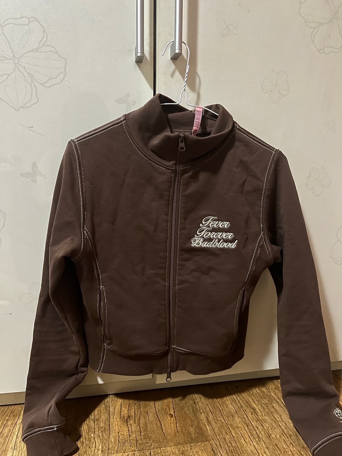 배드블러드 테리 헤링턴 자켓 브라운 스몰 상품이미지1