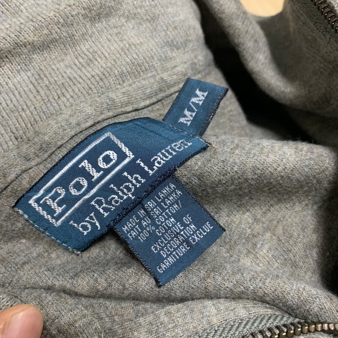 M)Polo Ralph Lauren 폴로 랄프로렌 하프집업 코튼 니트 상품이미지3