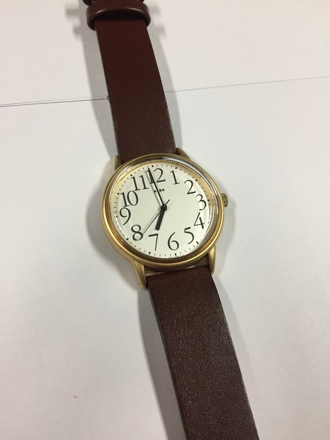 새상품 90s seiko alba arabic quatz gold 상품이미지6
