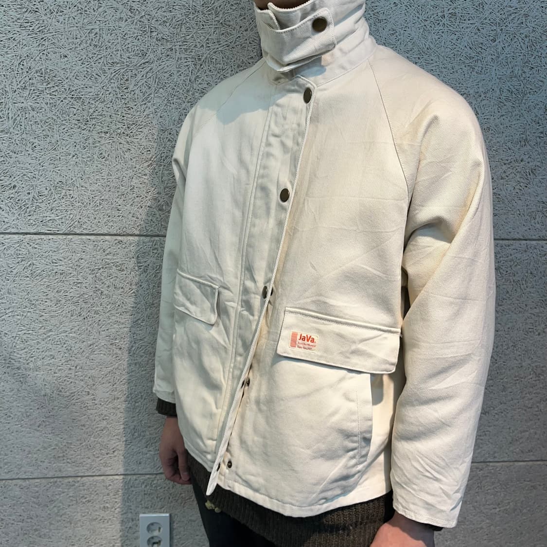 VTG 풀오버 화이트 자켓 상품이미지5
