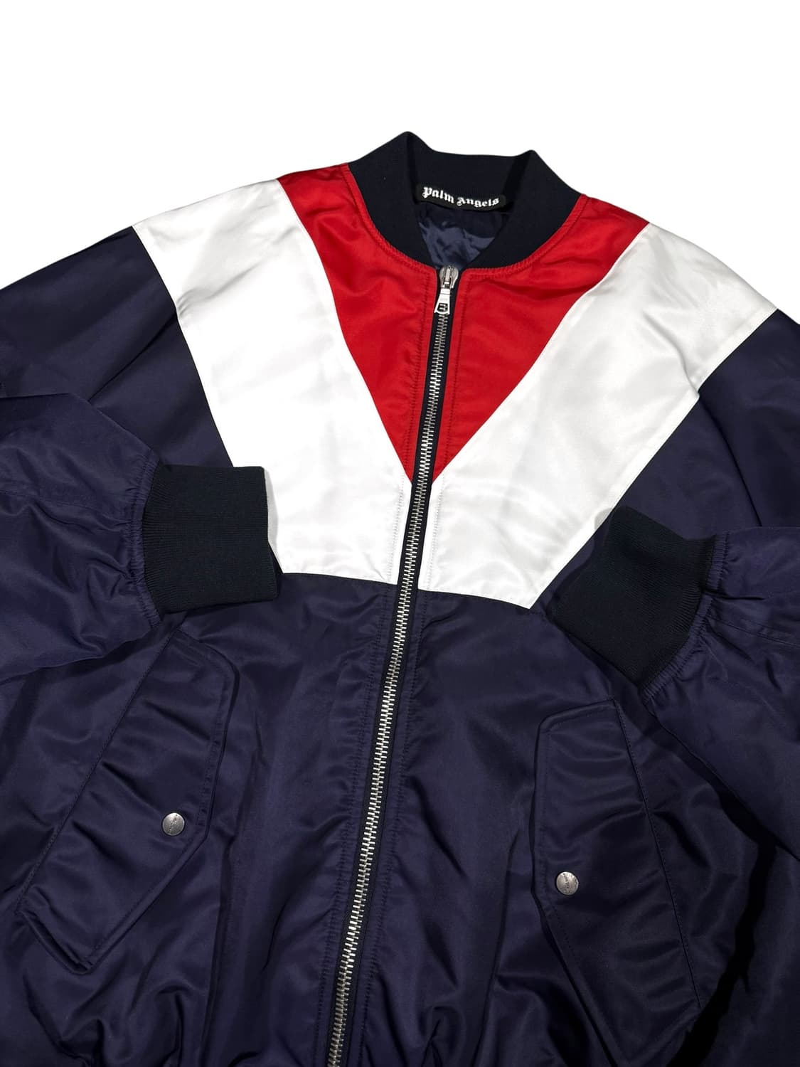 Palm Angels 팜엔젤스 멀티컬러 백로고 항공점퍼 상품이미지2