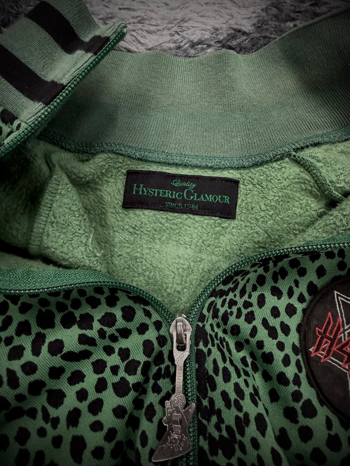 Hysteric Glamour 그린 레오파드 트랙탑 상품이미지7