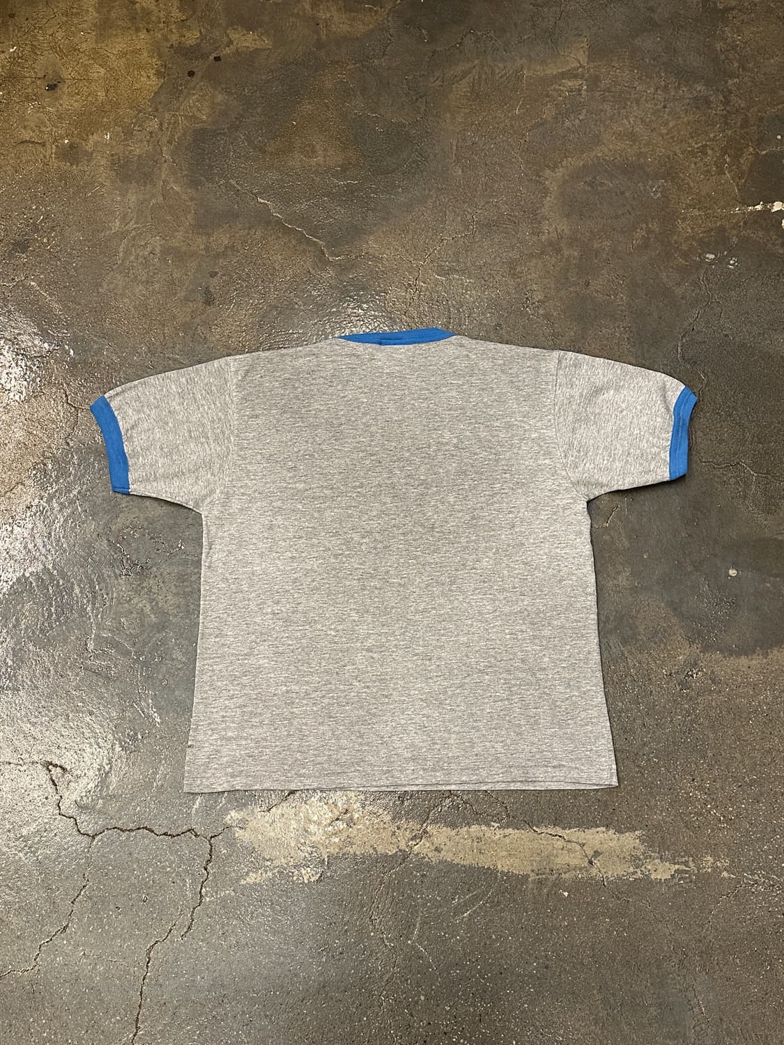 80s 스토니브룩 샤크스 반팔 티셔츠 그레이 S 상품이미지2