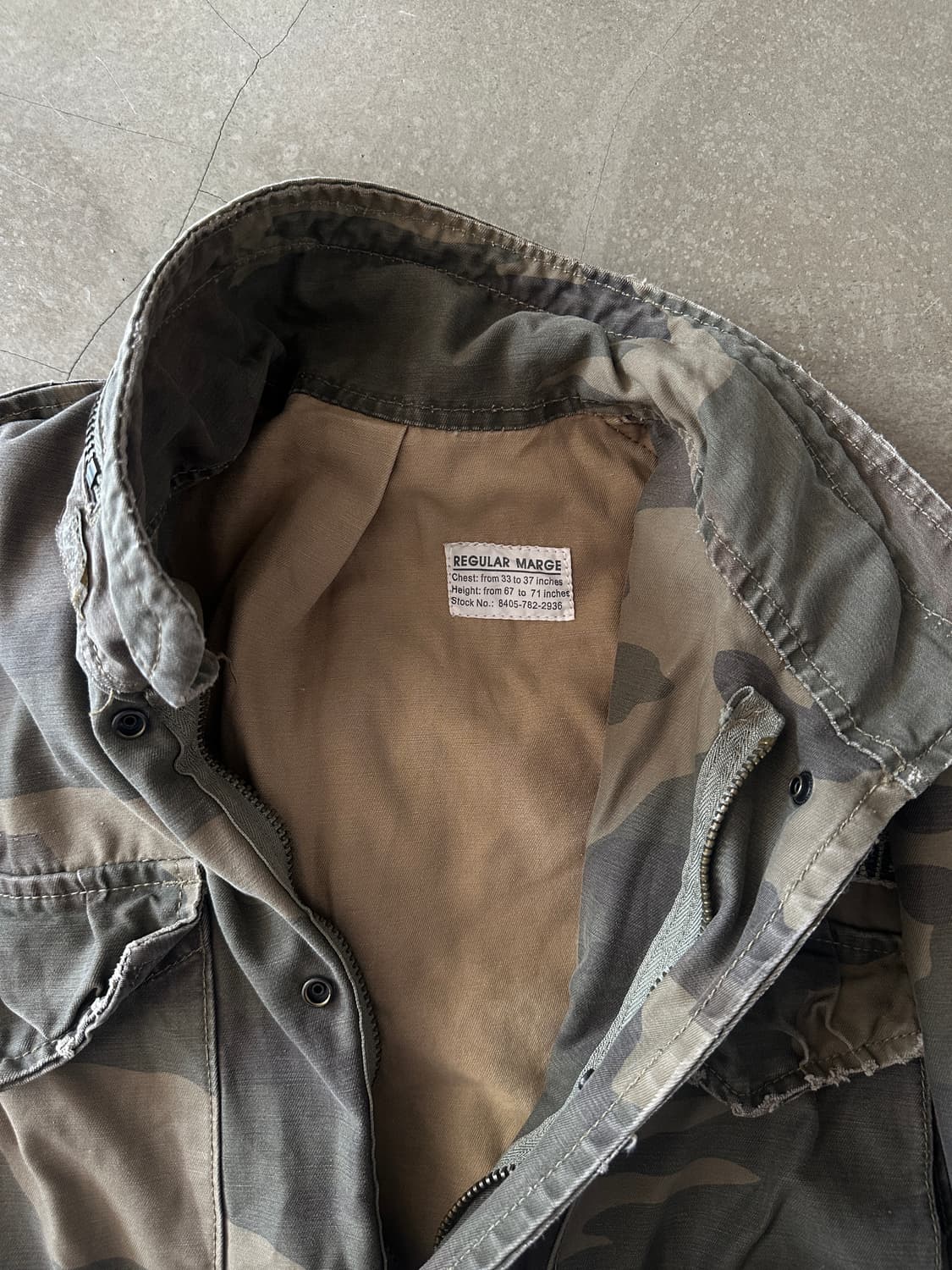 00s 홀리스터 HCO AIRBORNE 커스텀 카모 필드자켓 상품이미지6