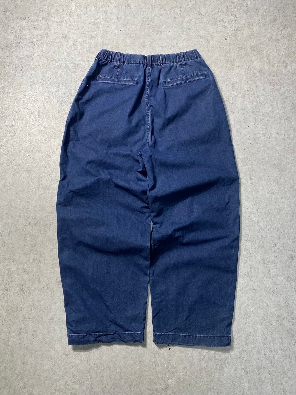 [M] Uniqlo C 유니클로 인디고 와이드핏 파라슈트 팬츠 상품이미지7