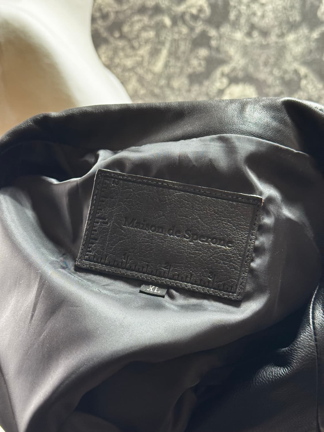 스페로네 램스킨 차이나카라 가죽 자켓 상품이미지4