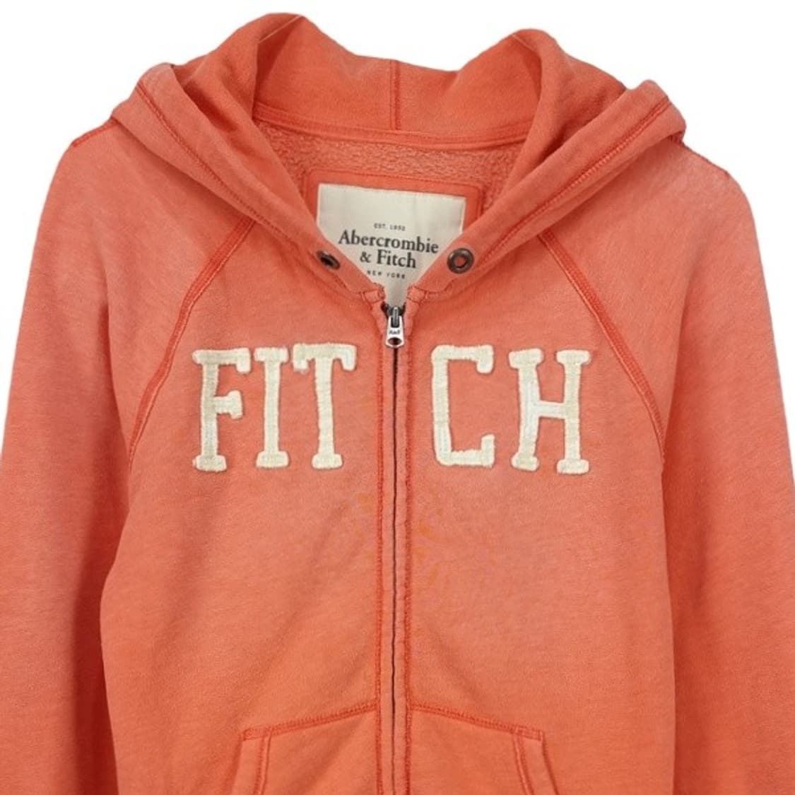 [아베크롬비] Y2K 빈티지 워시드 슬림핏 후드 집업 M19502 상품이미지4