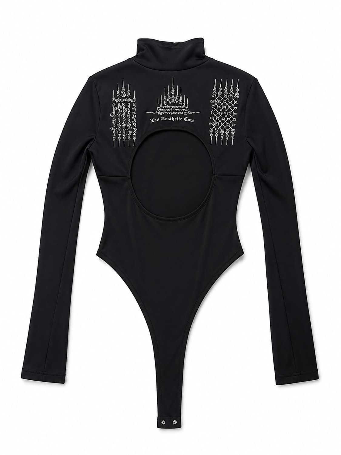 Yantra Back Hole Bodysuit black 상품이미지1