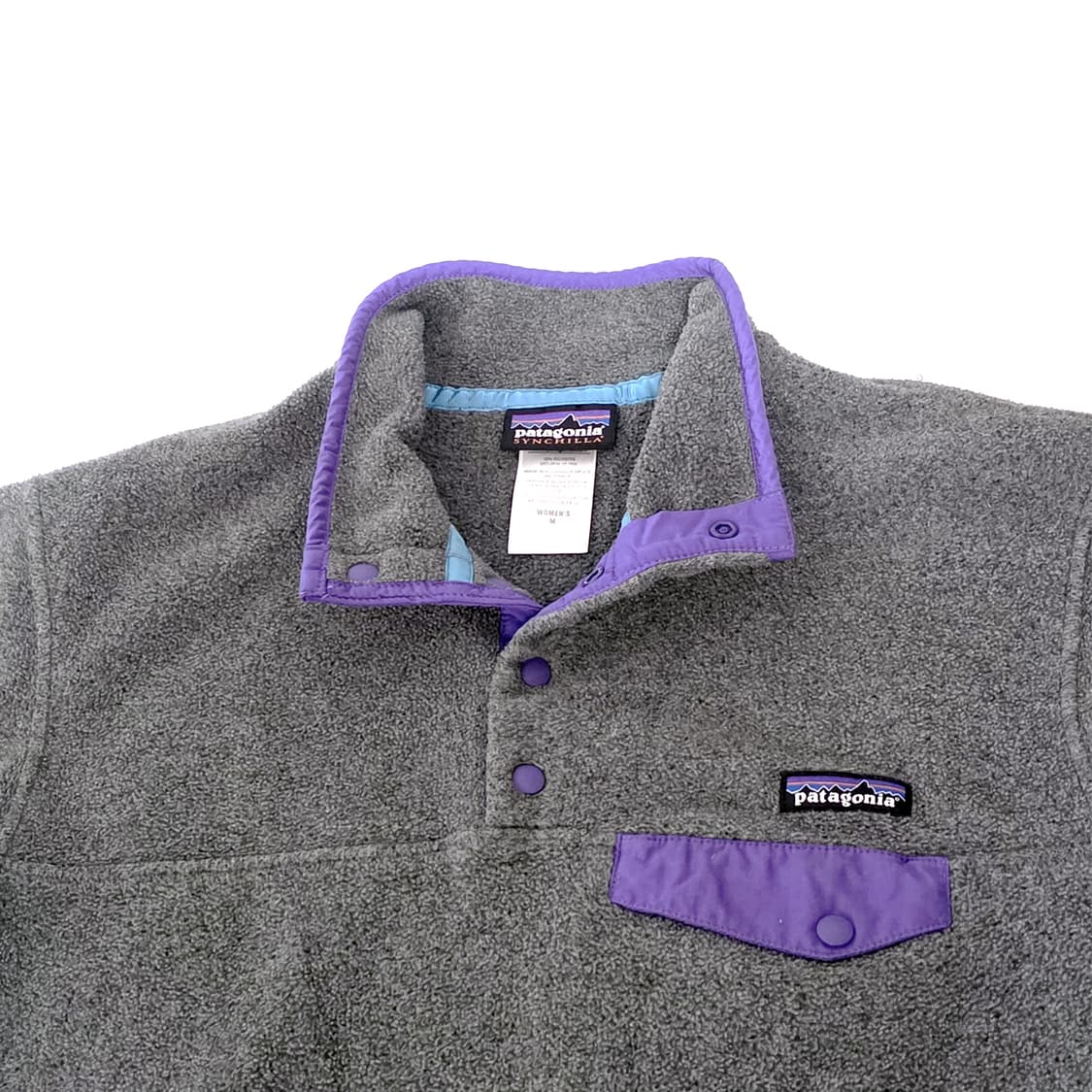 [W/M] 파타고니아 신칠라 스냅티 퍼플 그레이 상품이미지4