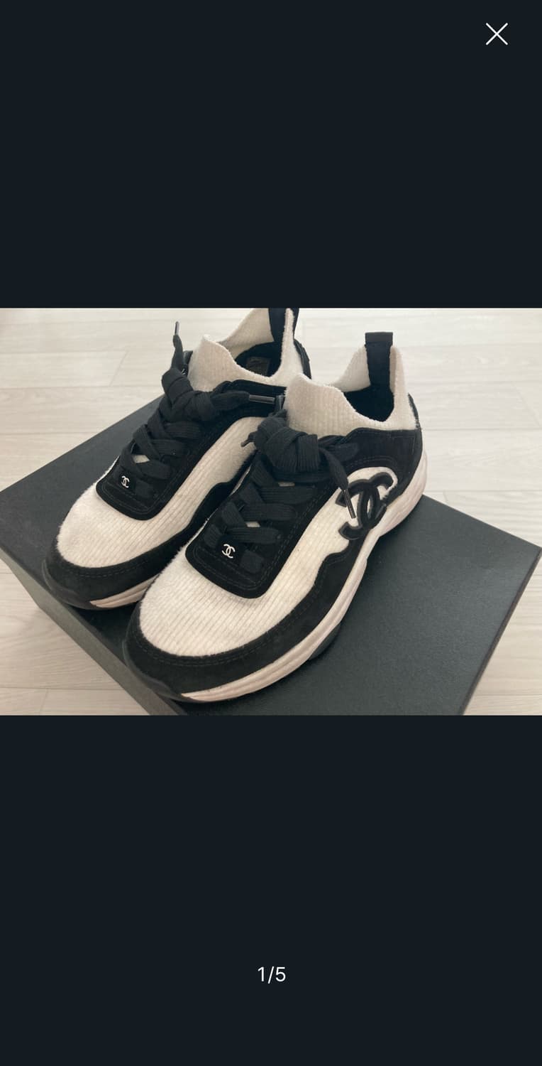 샤넬 스니커즈 35사이즈 상품이미지1