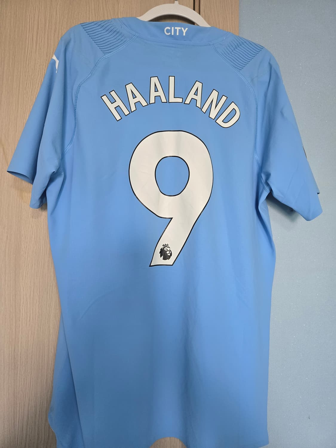 23-24 맨시티 홀란 마킹 유니폼 사이즈L 상품이미지1