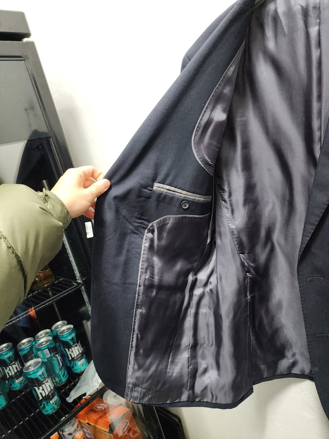 브룩스 브라더스 모직 네이비 블레이저  상품이미지5