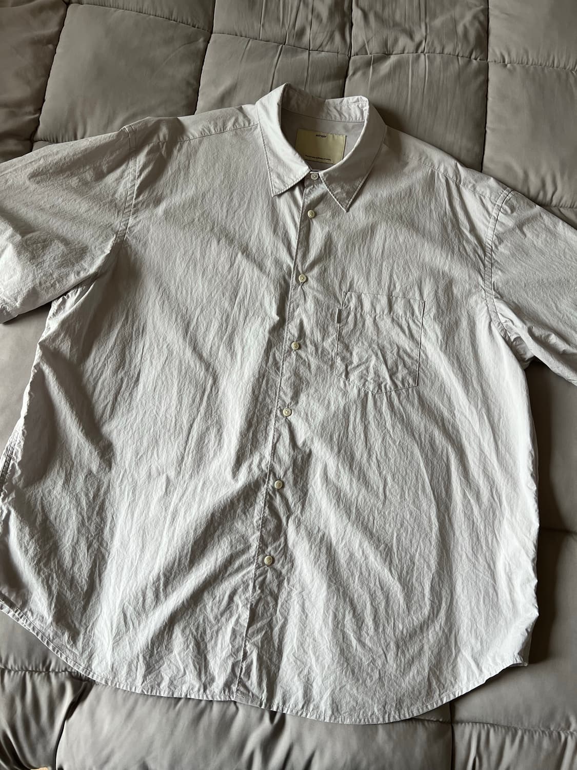 포터리 코튼 타입라이터 컴포트 반팔셔츠 상품이미지3