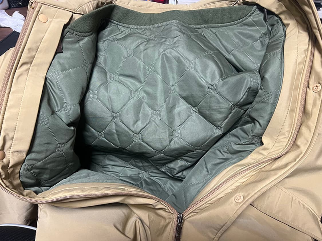 DAKS 닥스 골프 남자 패딩 블루종 내피 겨울 L 100  상품이미지5