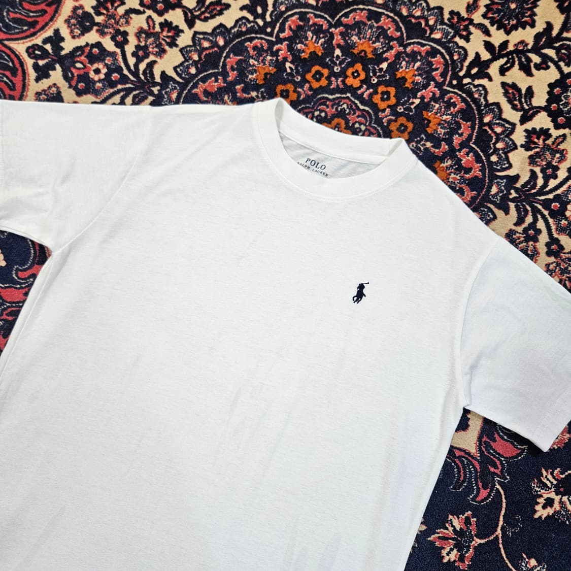 폴로랄프로렌 시그니쳐 포니 자수 라운드넥 티셔츠 S 상품이미지2