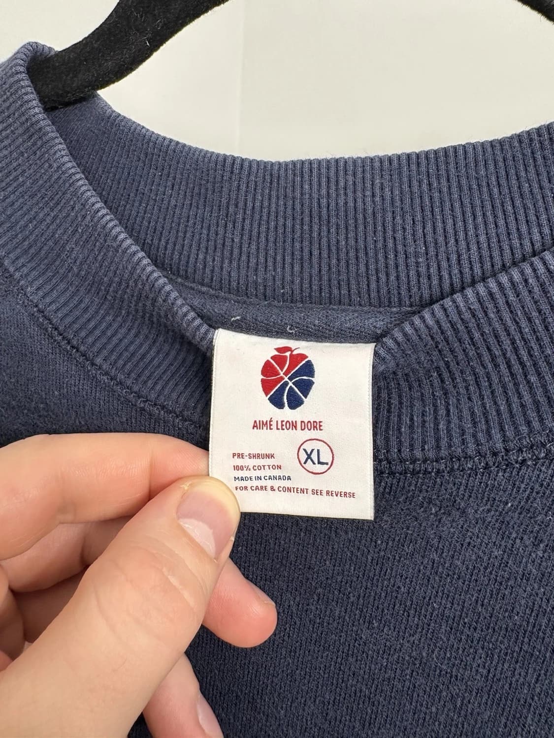 에임 레온 도르 네이비 크루넥 스웨트셔츠 상품이미지2