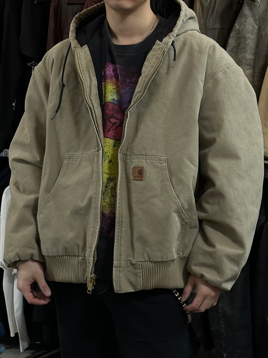 OG 칼하트 J130 액티브 자켓 칼하트 266 코튼우드 상품이미지3