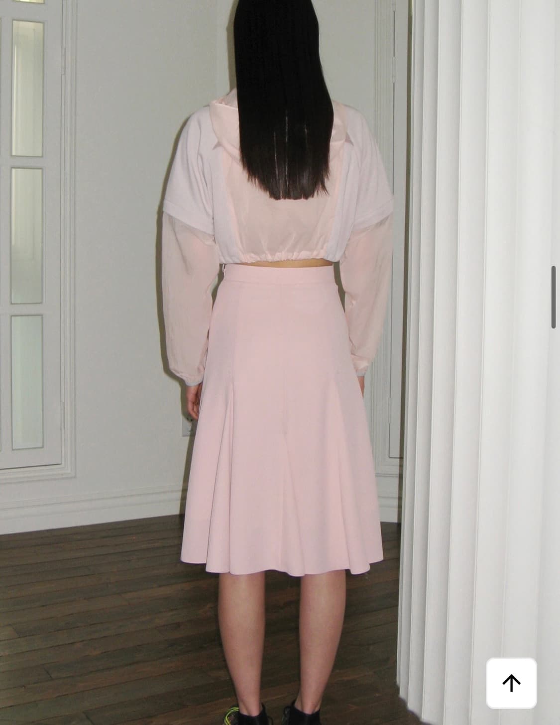 새상품 sinoon 시눈 프릴 미디 스커트 상품이미지2