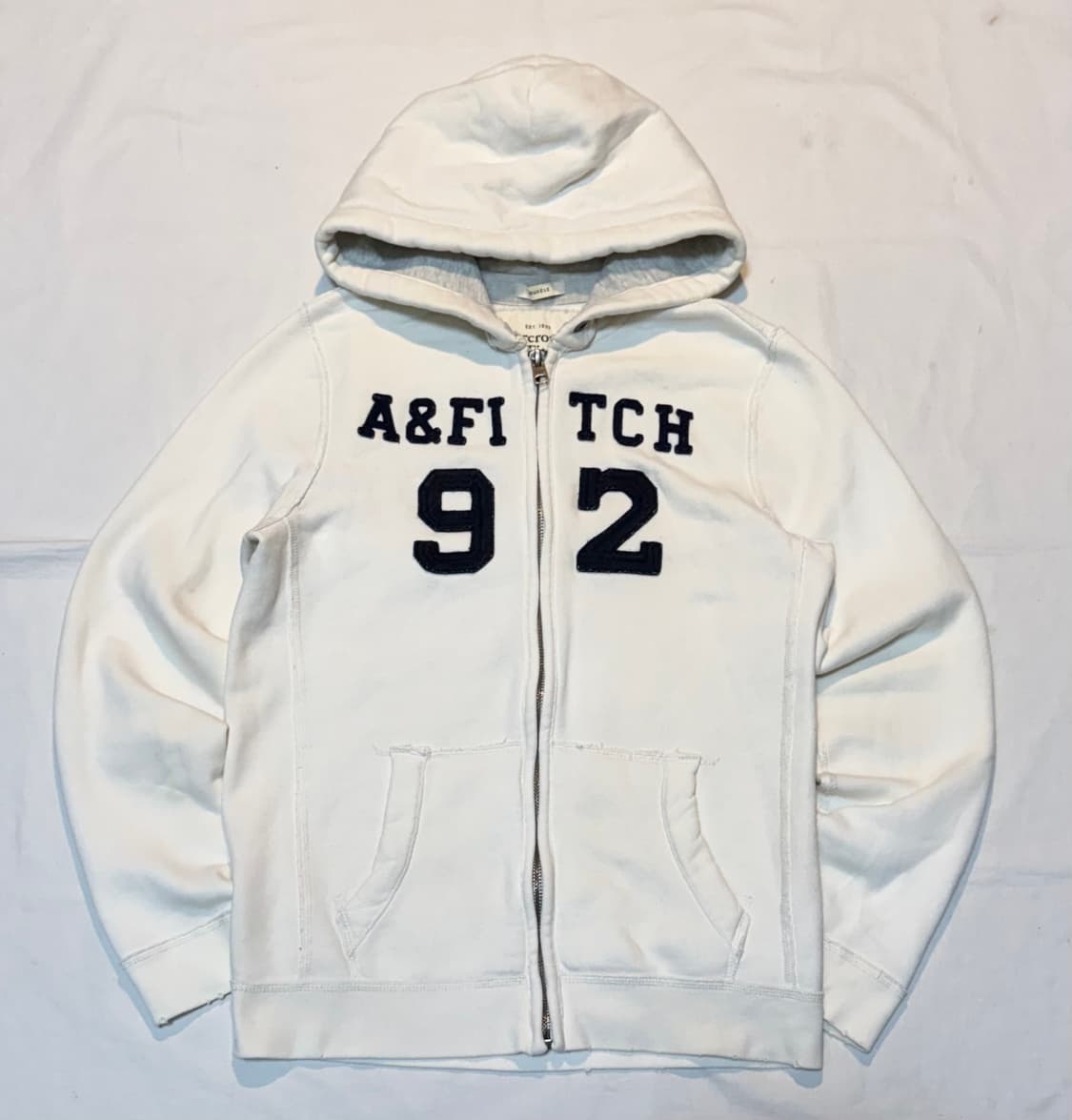 희귀) 아베크롬비 대장급 후드집업 화이트 상품이미지1