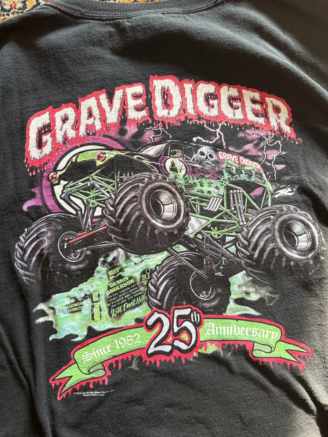 2008년 Grave Digger 25주년 티셔츠 - 2XL 상품이미지6