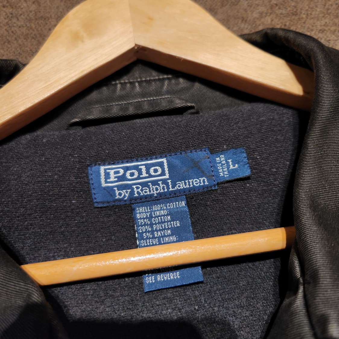 폴로랄프로렌 90s 코튼 봄버 자켓 L 상품이미지3