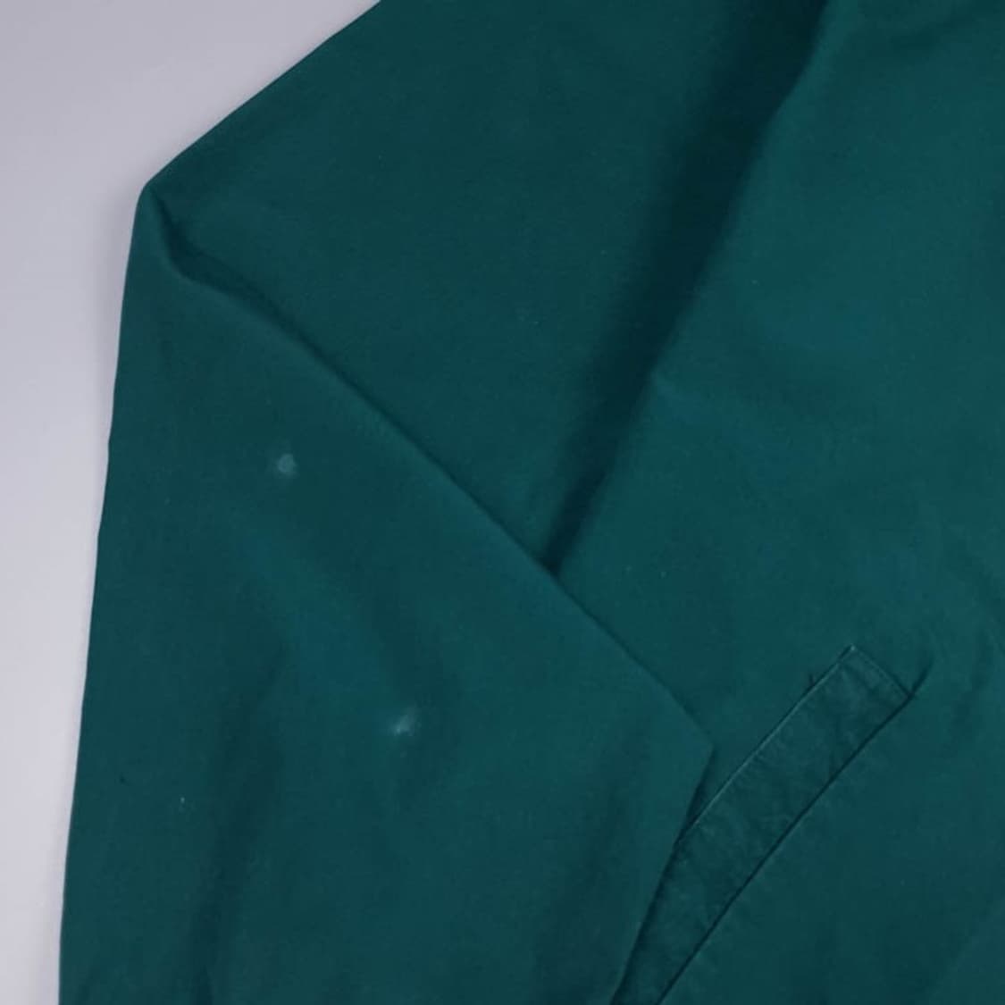 폴로랄프로렌 그린 90's 올드스쿨 코튼 블루종 집업  상품이미지3