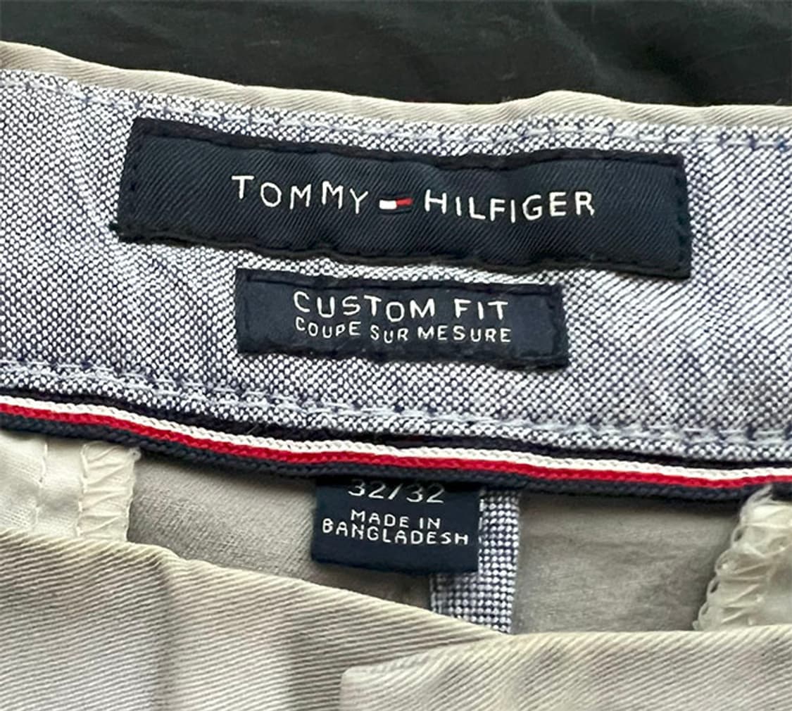 타미힐피거 남자 면바지 춘추 치노팬츠 캐주얼 솔리드스키니핏 스판 L 32 상품이미지4