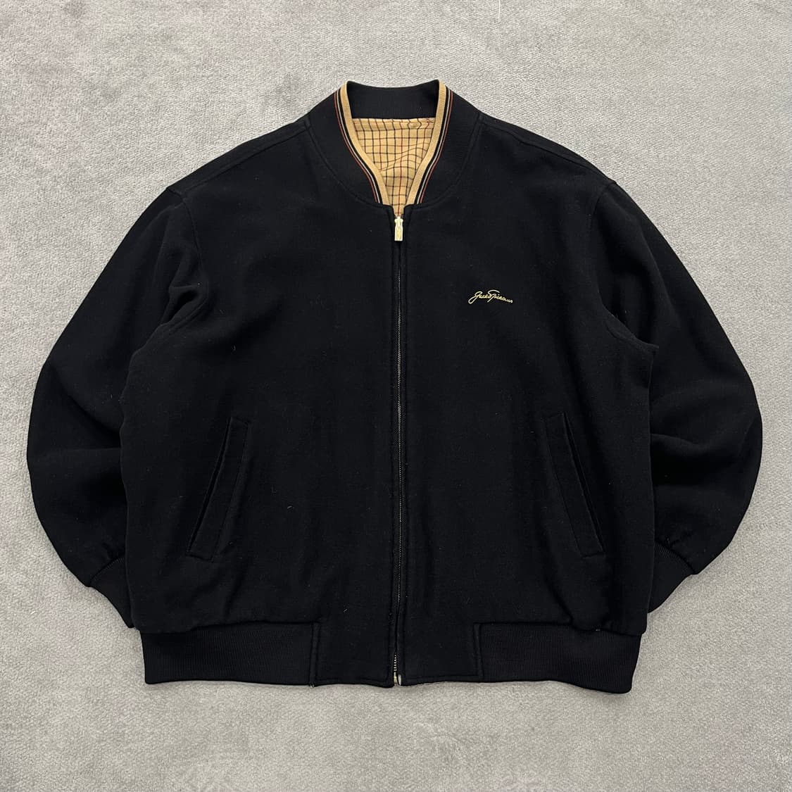 110 잭니클라우스 리버시블 울 블루종 자켓 상품이미지5