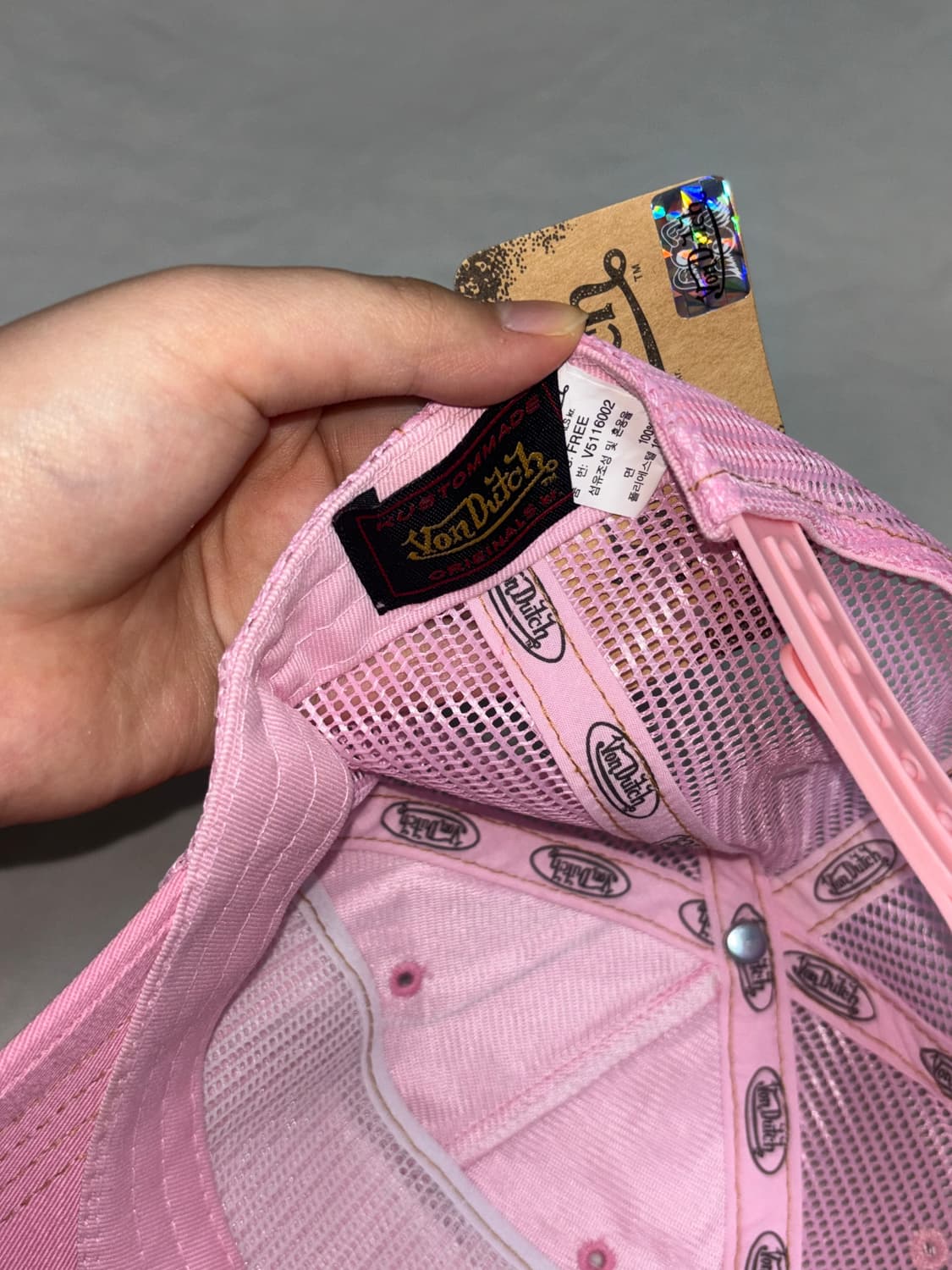 Von dutch pink mesh hat 상품이미지6