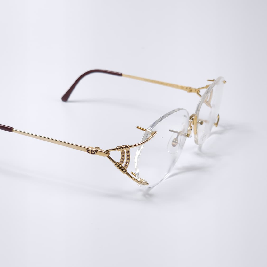 90's 크리스챤디올 올드빈티지 무테 안경 상품이미지3