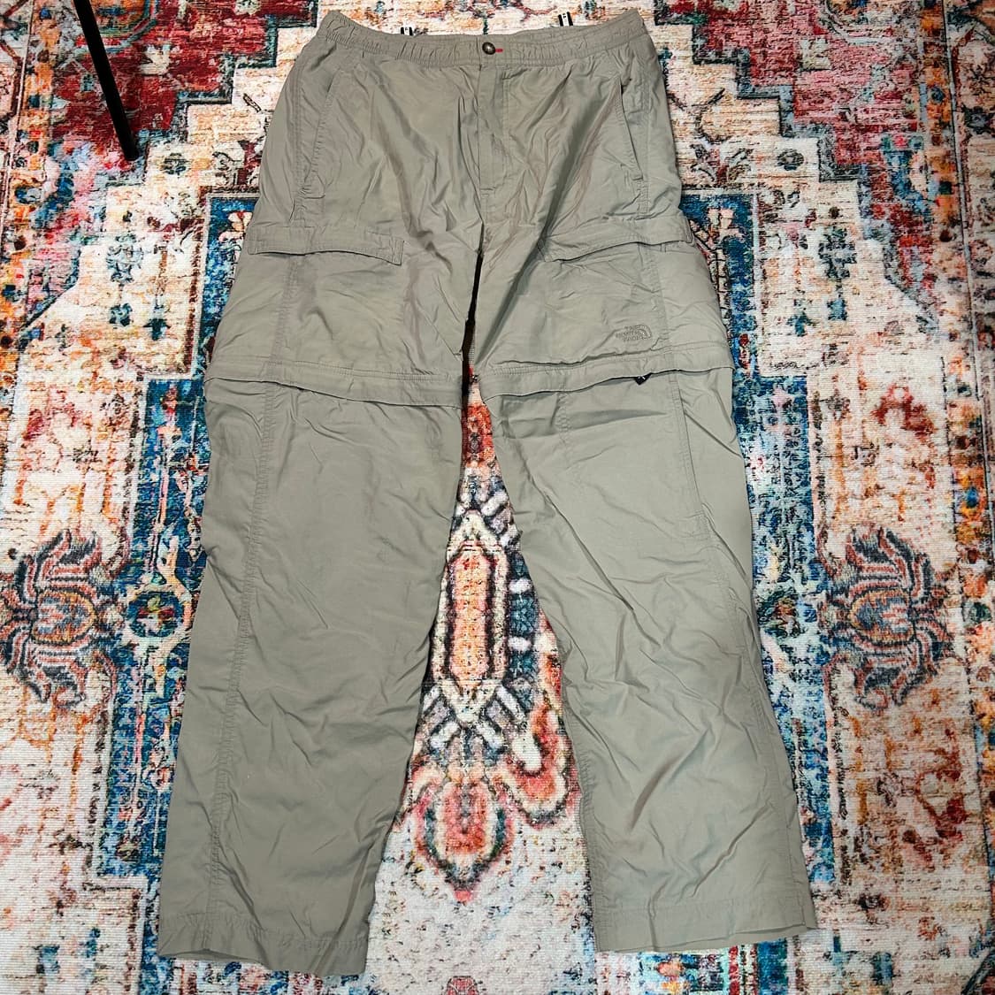 [S] 00s 노스페이스 나일론 컨버터블 팬츠 베이지 상품이미지1