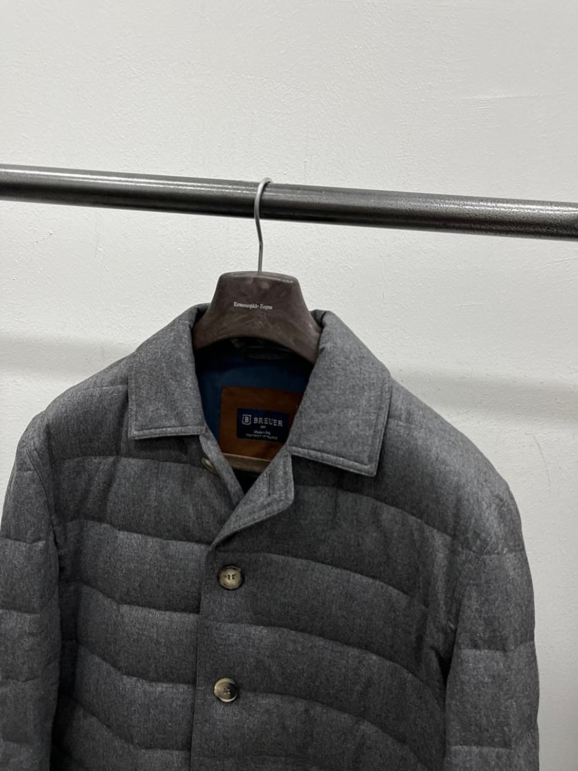 105-110) 브로이어 브라운 울 패딩자켓 상품이미지2