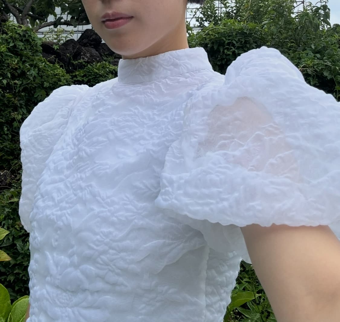 세실리에 반센 켈리 드레스 화이트 상품이미지10