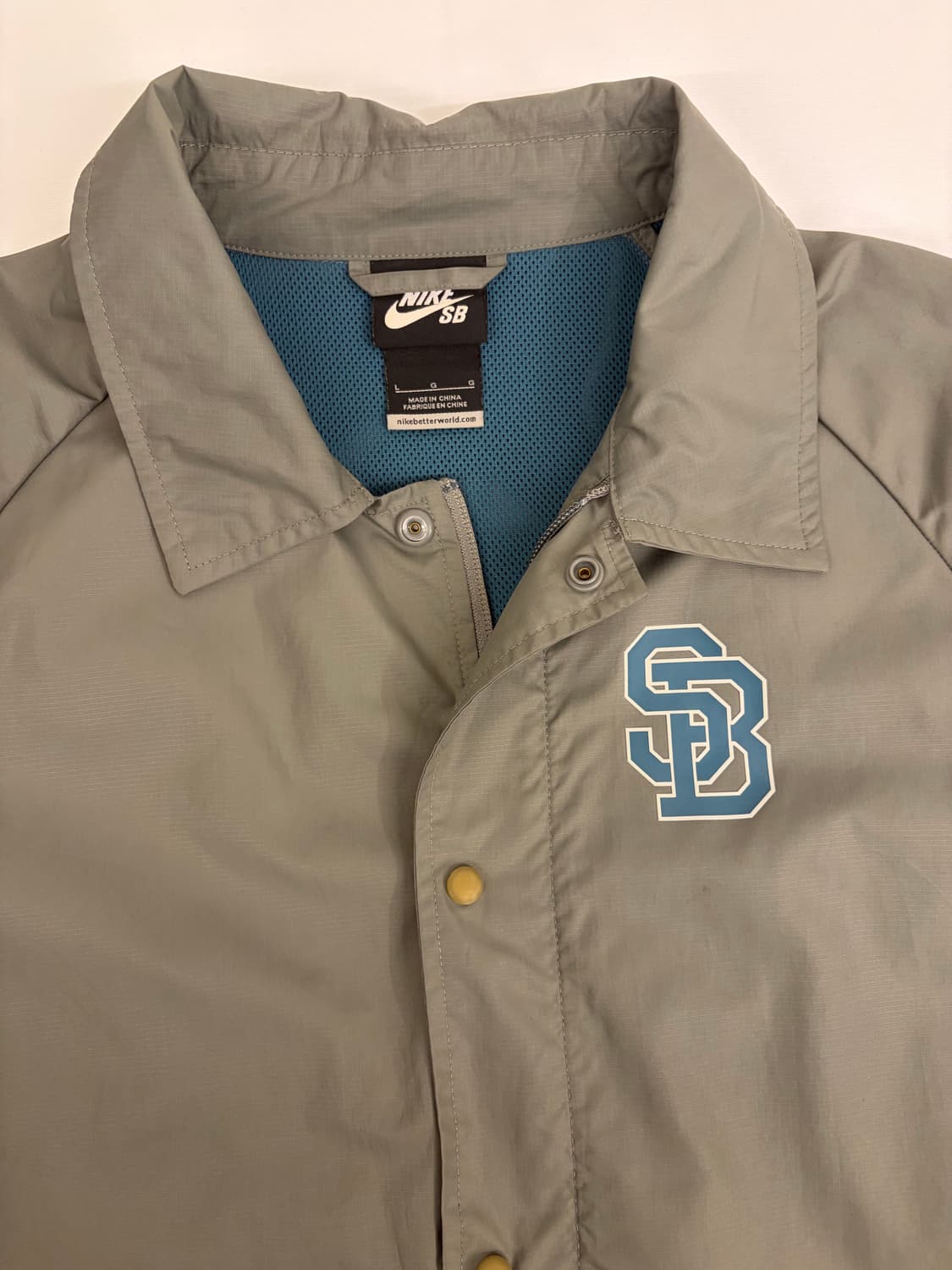 [L] 나이키 SB 코치 자켓 그레이 상품이미지2