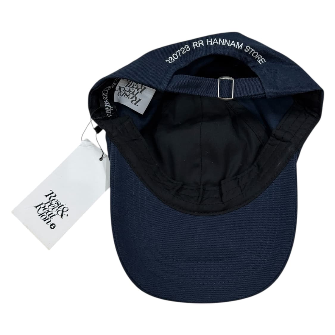 레스트앤레크레이션 로고 볼캡 모자 네이비 상품이미지3