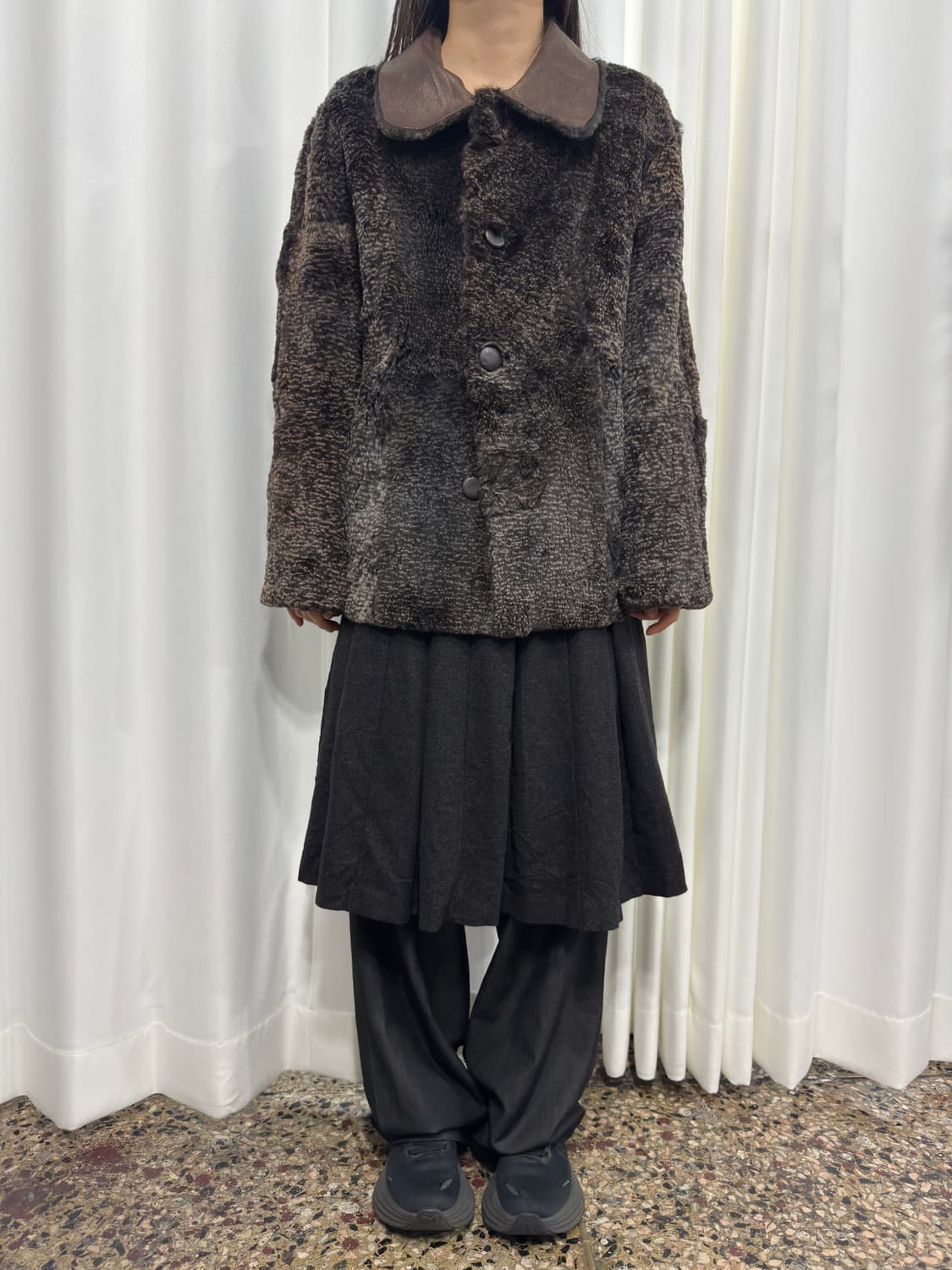 chie fur reversible jacket 상품이미지2