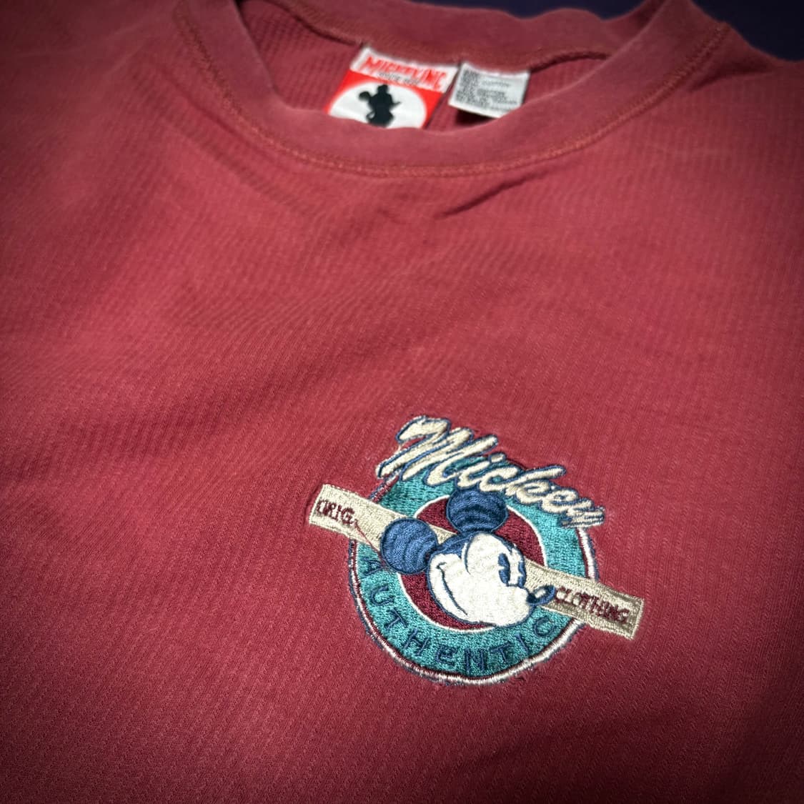 90s Mickey Inc. Waffle Tee 상품이미지1