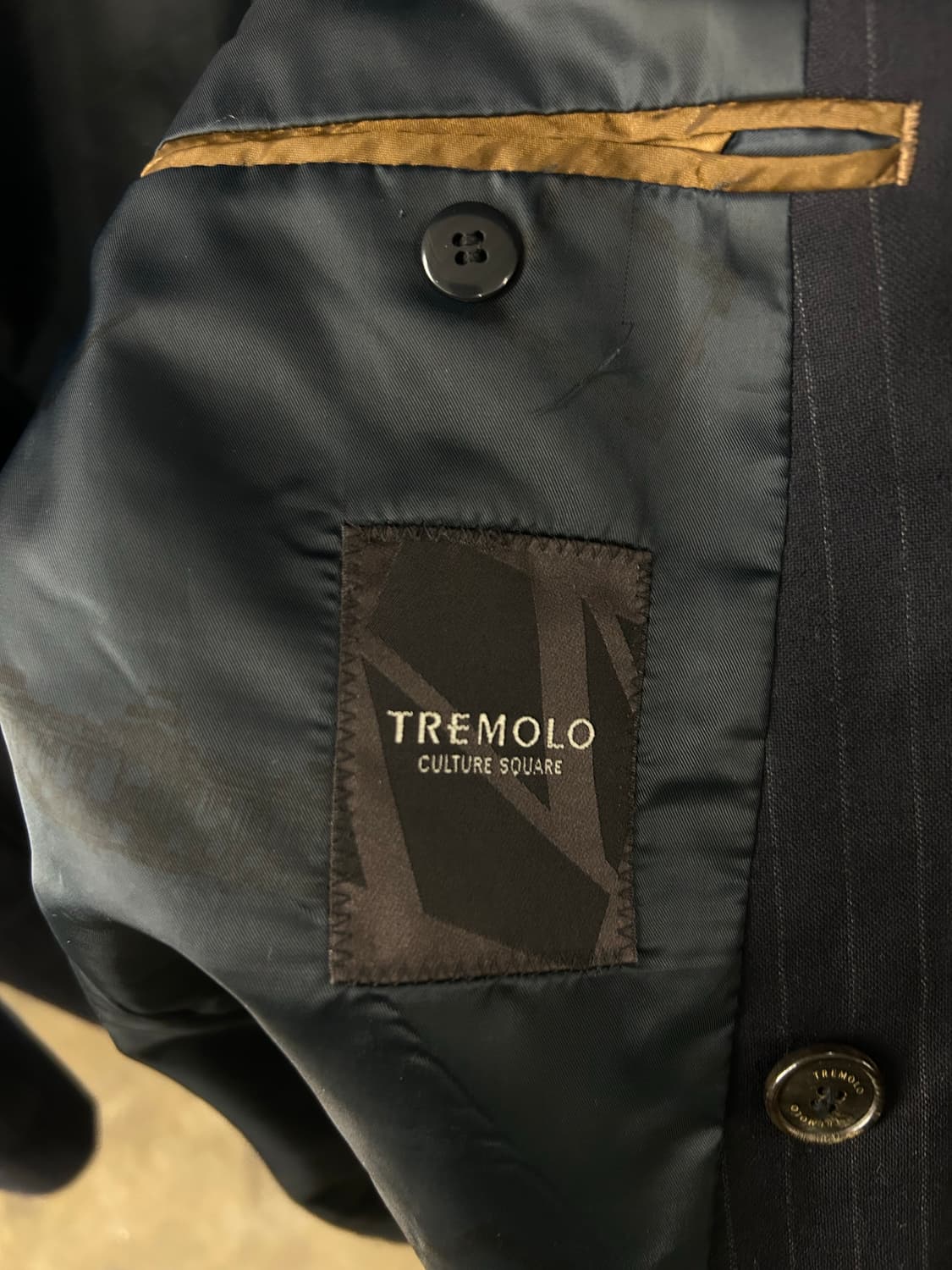 TREMOLO 스트라이프 더블  자켓 상품이미지6
