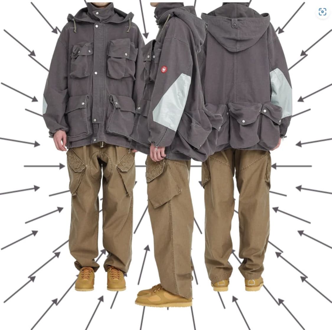 카브엠트 유틸리티집업 BDU C.E CAV EMPT UTILITY ZIP 상품이미지5