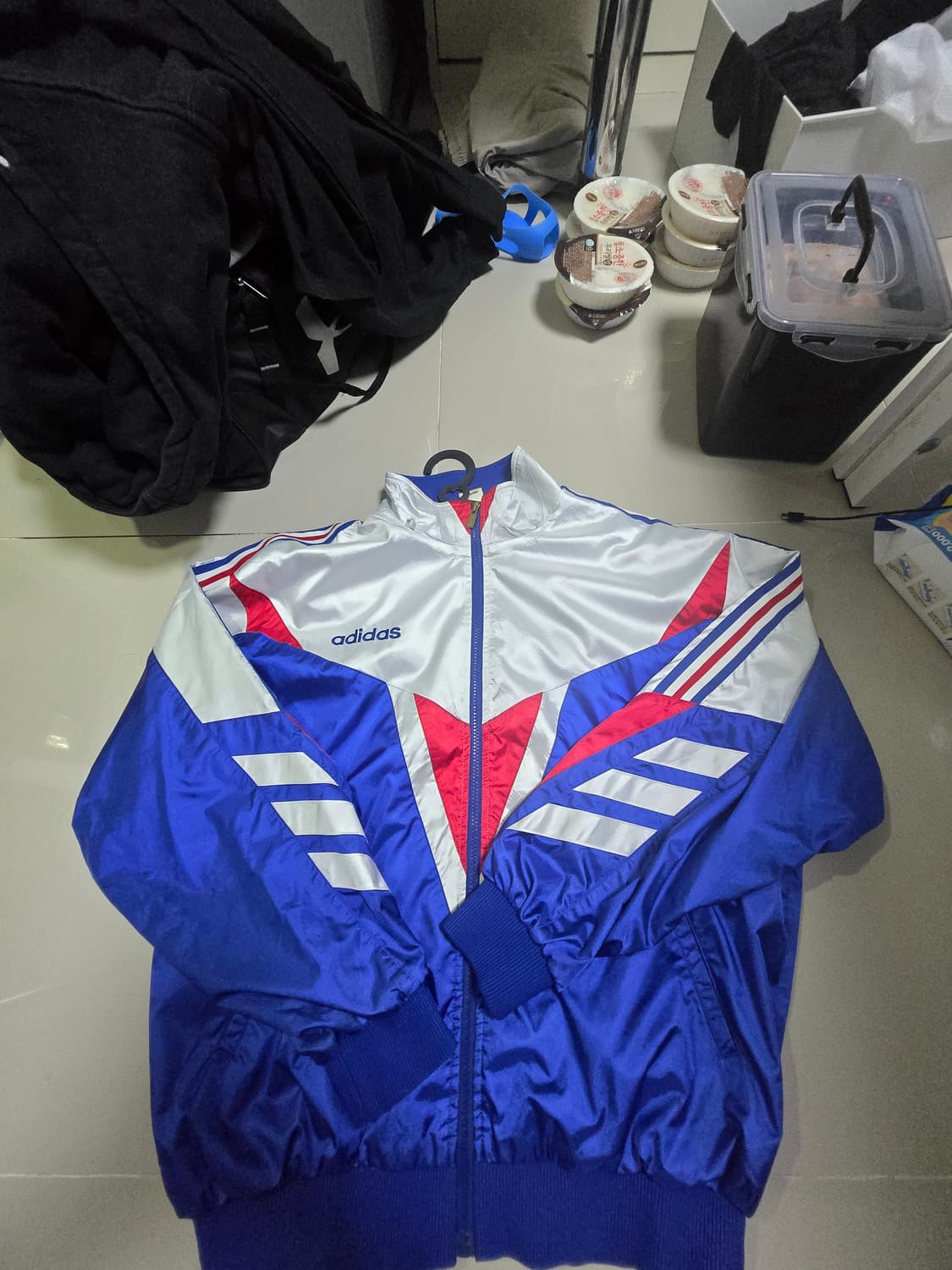 아디다스 90's 데상트 재팬라인 배색 바람막이 자켓 상품이미지2