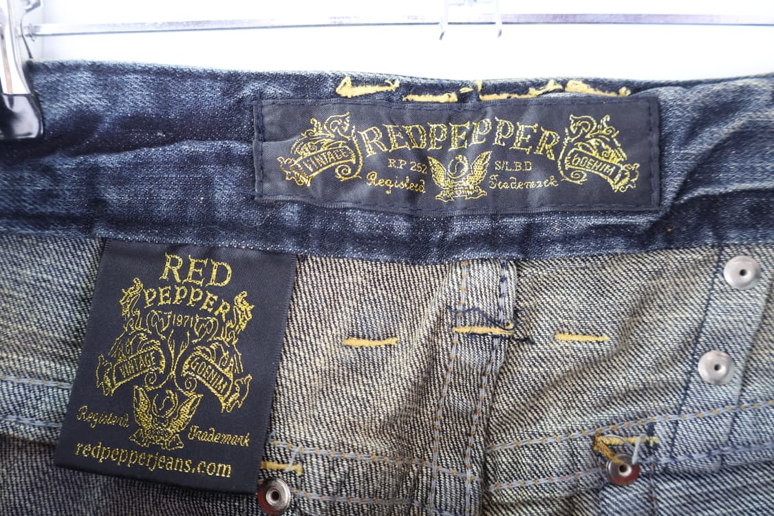 Red Pepper Detail Denim Jeans 상품이미지9