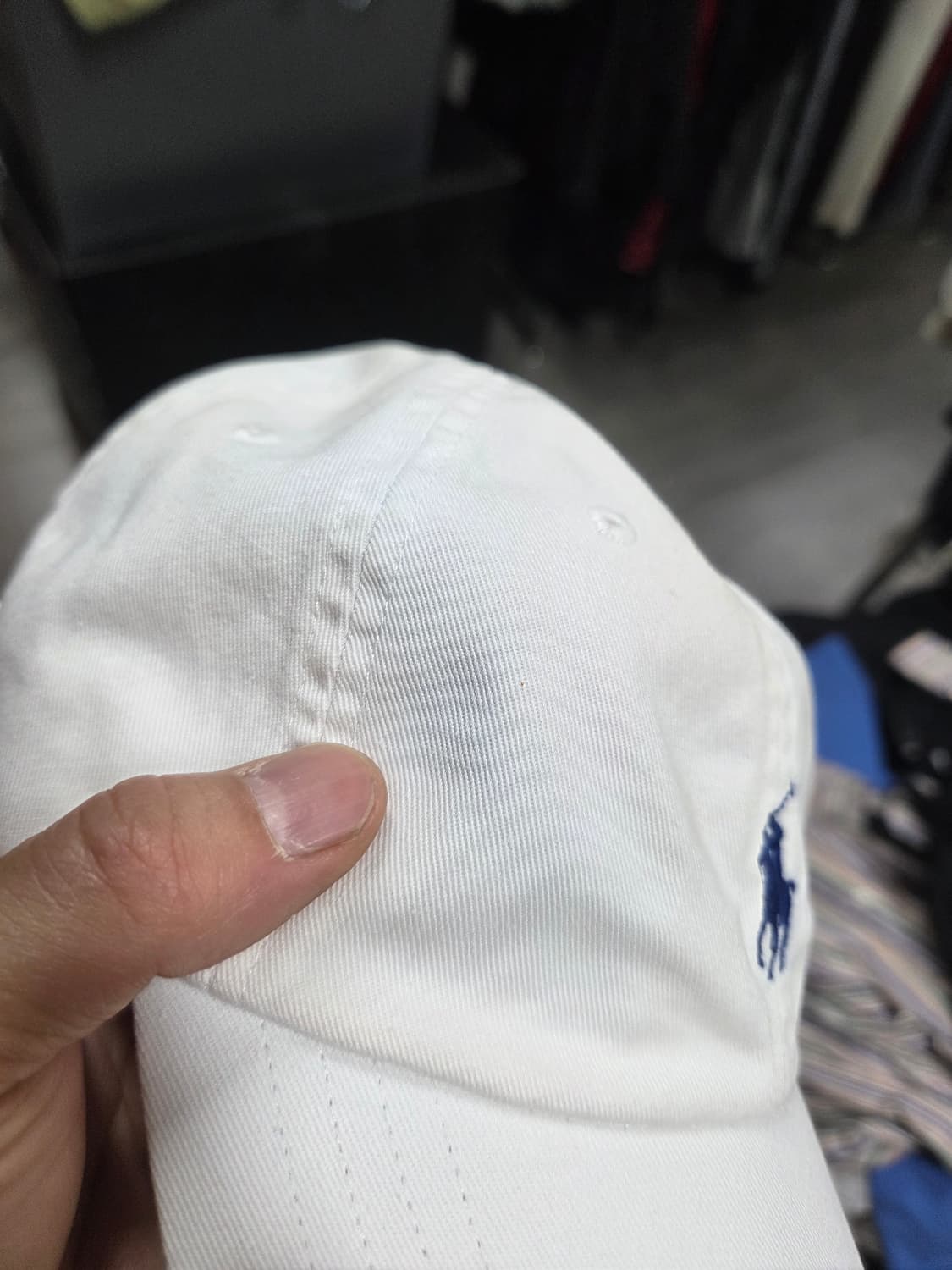폴로랄프로렌 치노 볼캡 모자 프리 화이트  상품이미지5