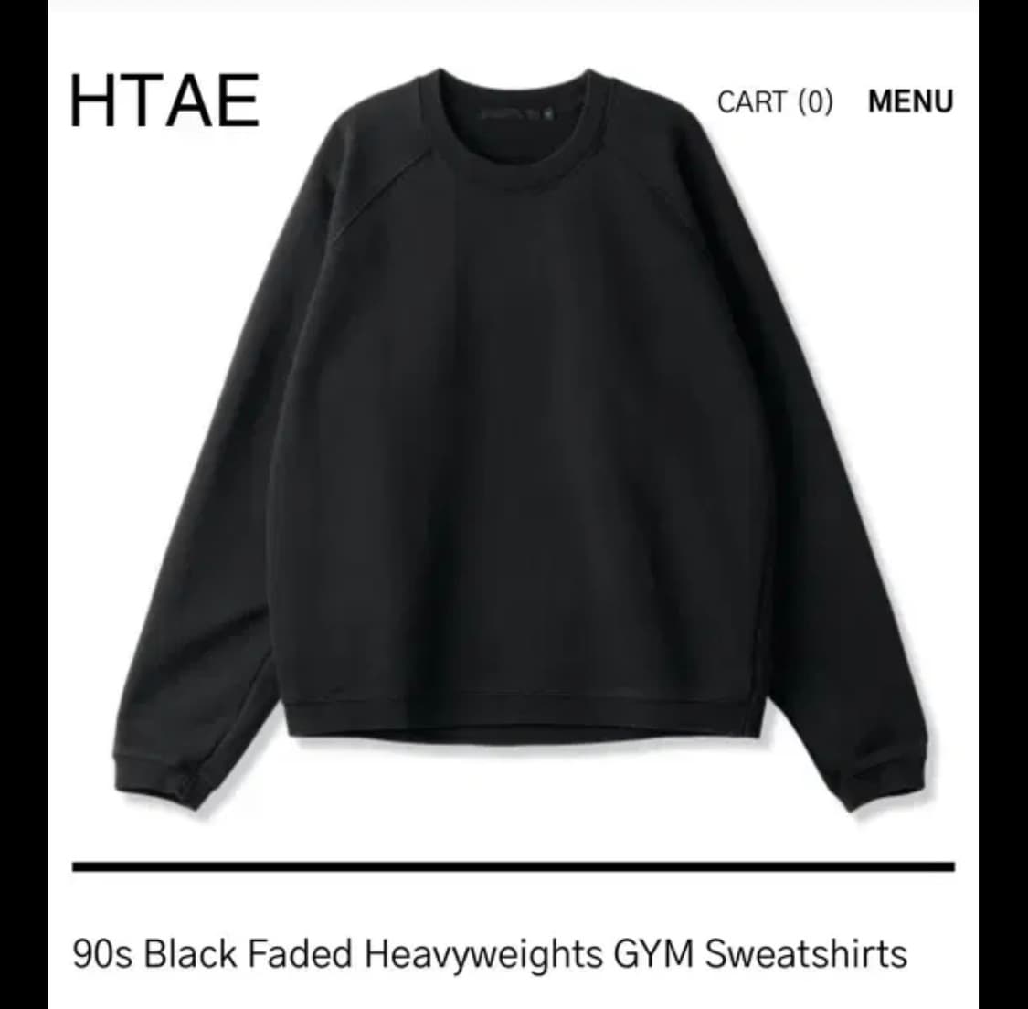 HTAE heavy weight 스웻셔츠_3사이즈 상품이미지3