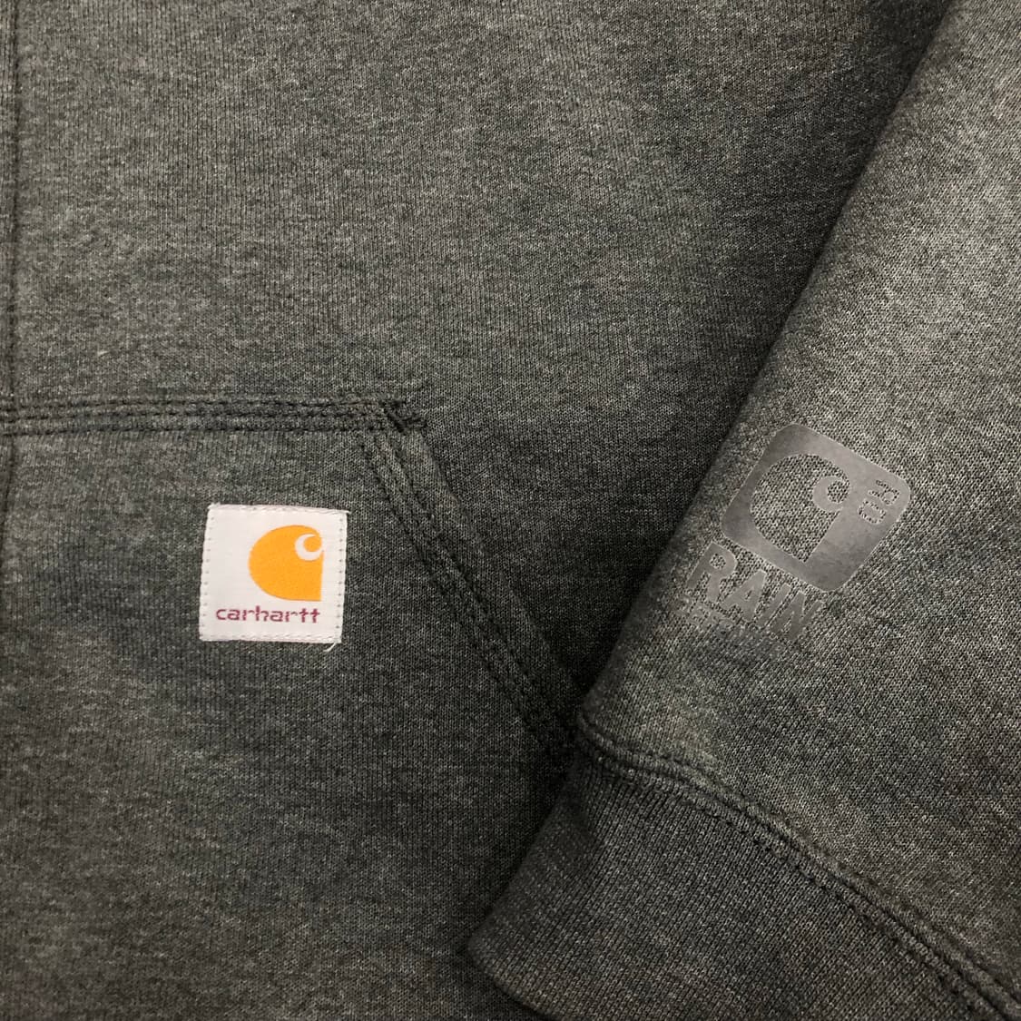 칼하트 레인디펜더 후드집업 상품이미지3