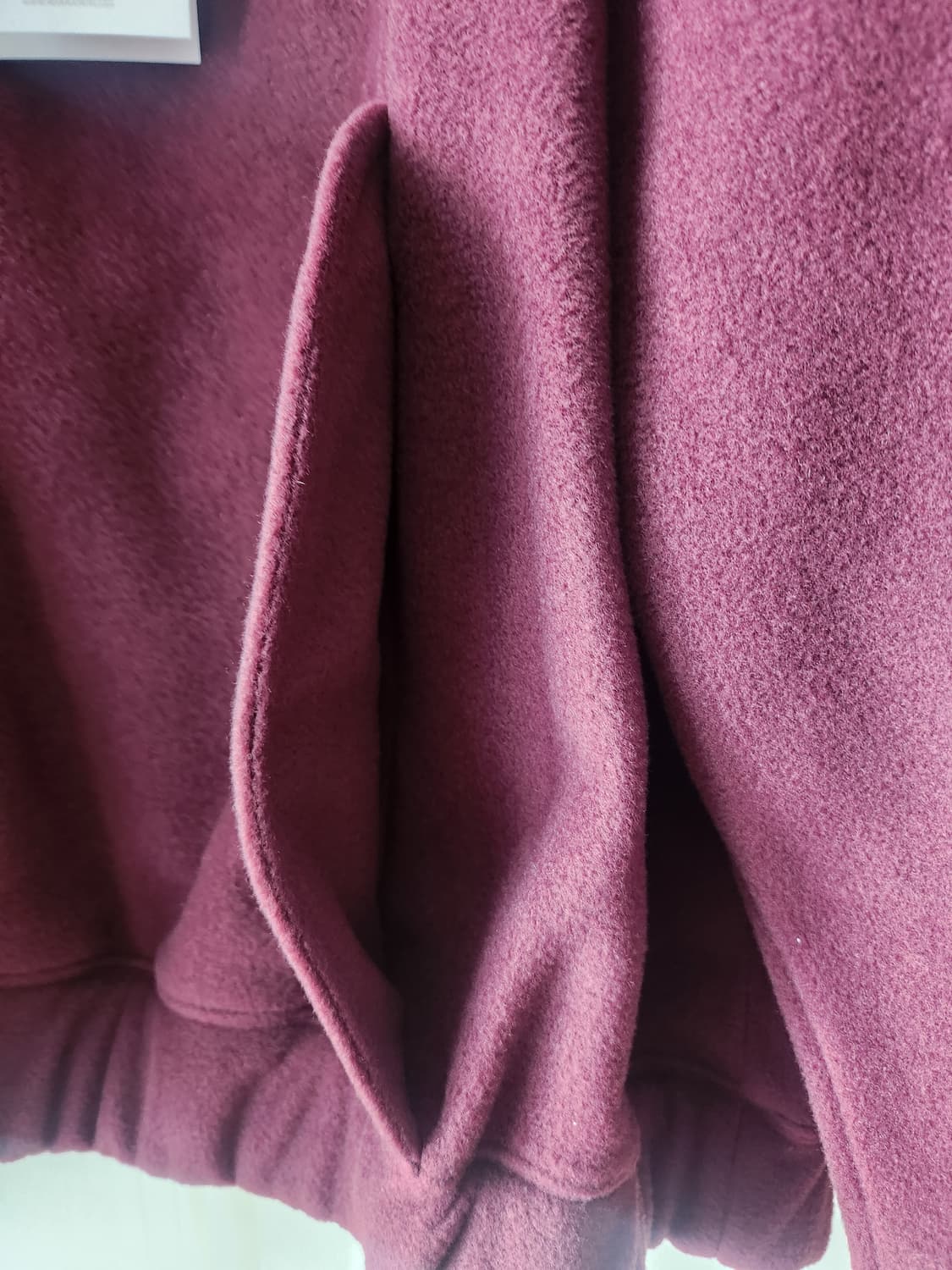 허앤쉬 버건디 플리스  상품이미지7