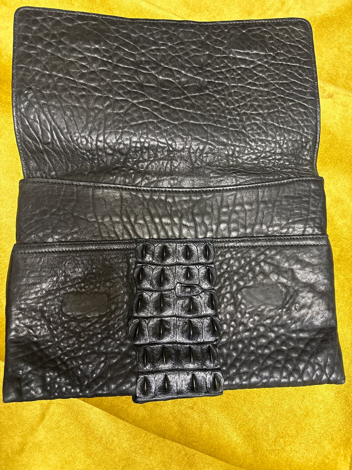 리얼악어(혼백) 가죽 클러치백 상품이미지6