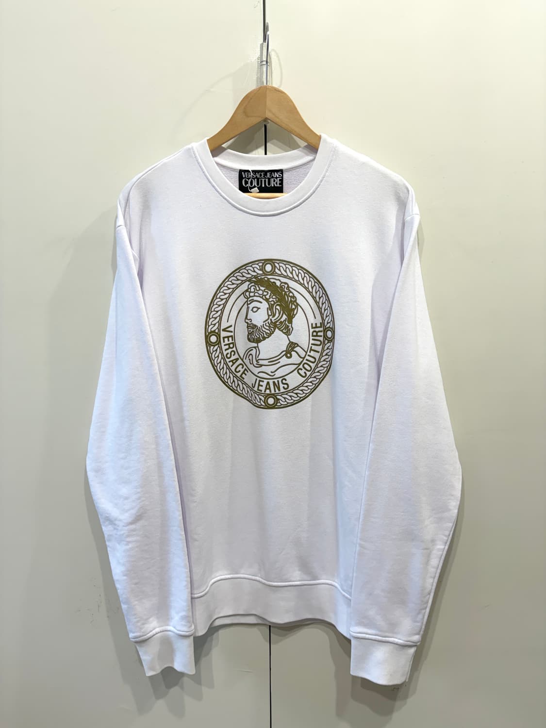 베르사체 진 쿠튀르 제우스 인타르시아 스웻 셔츠 상품이미지1