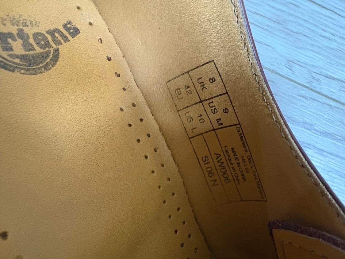 닥터마틴 1461 3홀 체리레드 270 상품이미지7